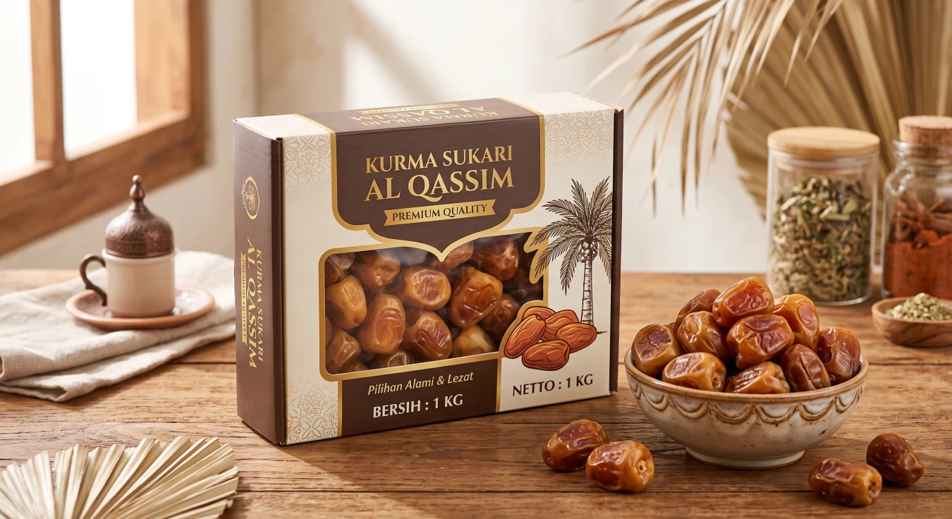 Kurma Sukari Al Qassim 1kg