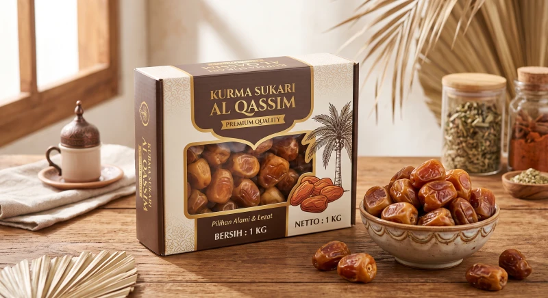 Kurma Sukari Al Qassim 1kg