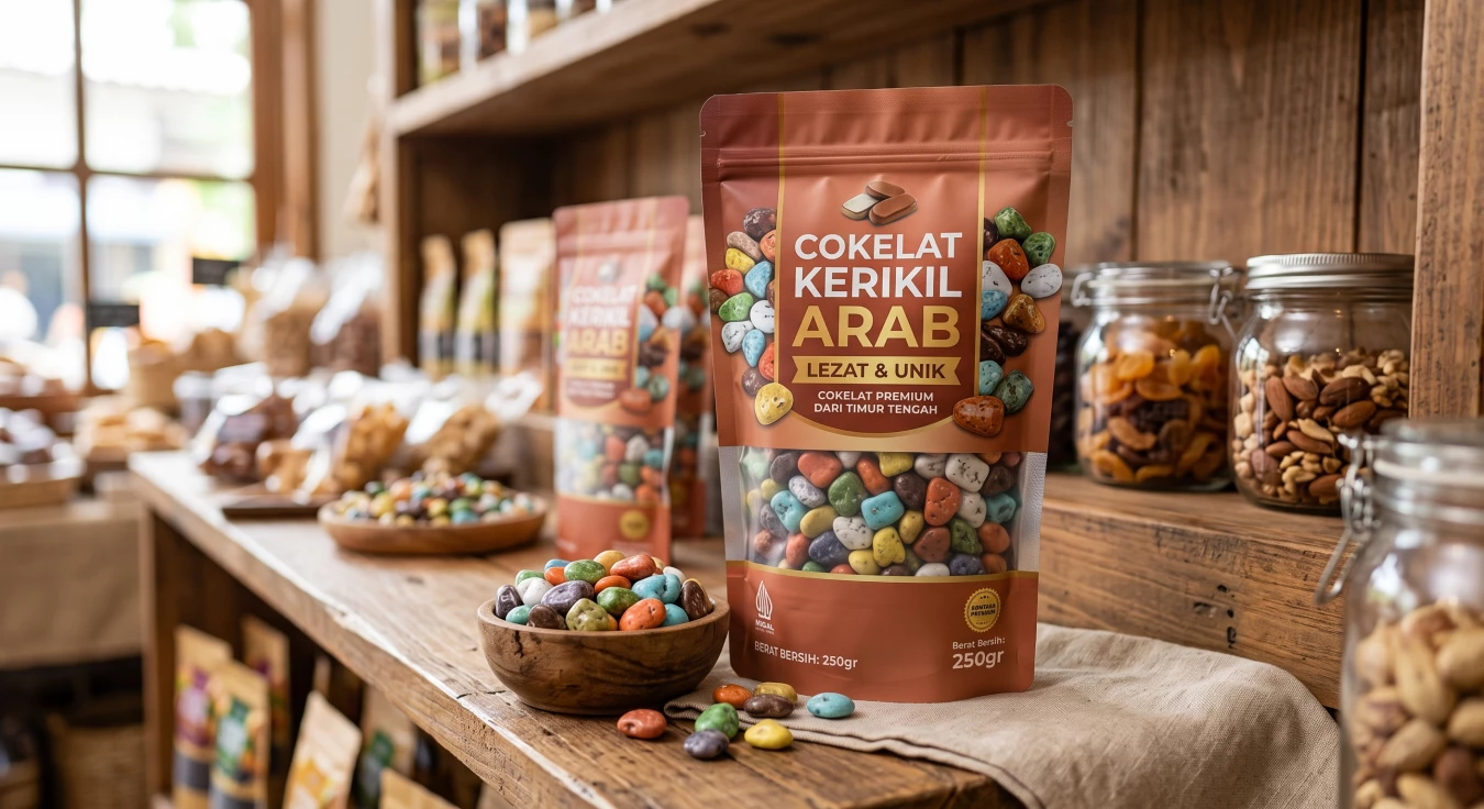 Cokelat Kerikil Arab 250gr