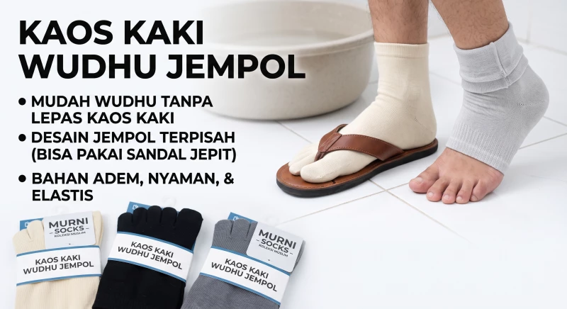Kaos Kaki Wudhu Jempol